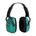 Folding Ear Muffs, NRR24, Black & Teal