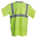 ANSI Class 2 Type Shirt Sleeve T-Shirt, HI-VIS Yellow, 2XL