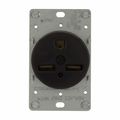 Eaton&reg; Flush Power Device Receptacle - Black