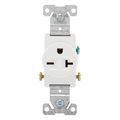 Eaton&reg; Commercial Specification Grade Single Receptacle - White