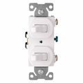 Eaton&reg; Commercial Grade Combination Switch - White