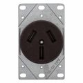 Eaton&reg; 50A Power Device Receptacle - Brown
