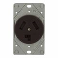 Eaton&reg; Non-Grounding Power Device Receptacle - Brown