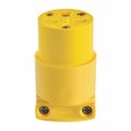 Eaton&reg; 15A Arrow Hart Straight Blade Connector - Yellow