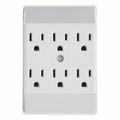 Eaton 6-Outlet Tap, 15A 125V, White
