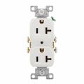 Eaton&reg; Commercial Specification Grade Duplex Receptacle - White