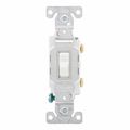 Eaton&reg; 20A Commercial Grade Toggle Switch - White