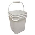 4-Gallon Square Pail, with No Lid