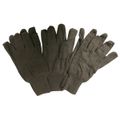 CORDOVA Jersey Knit Glove, 3-Pack, Large, Brown