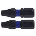 Square Recess Impact Insert Bits Number 3 (Pack of 2) Irwin&reg;