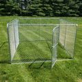Davis Gate and Wire 10x10x6 Chain Link Dog Kennel