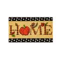Plaid Home Pumpkin Coir Mat