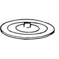 Sink Stopper Flat Suction PP820-14