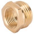 Brass Double Connector-Male-Female 3/4 in. NH (M) x 1/2 in. NPT (F)