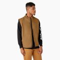 Dickies Mens Duck Sherpa Lined Vest Duck Brown XL