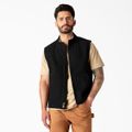 Dickies Mens Duck Sherpa Lined Vest 2XL Black