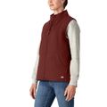 Dickies Womens Sherpa Duck Vest Rinsed Fired Brick 2XL