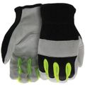 Boss&reg; Mens Guard High Visibility Split Gloves XL