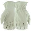 Boss&reg; Mens Pigskin Elastic Wrist Work Gloves Large