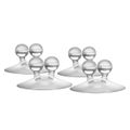 DreamFarm&reg; Suction PVC Hooks, Clear