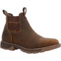 Georgia Boots&reg; Soft Mens Chelsea Square Toe, Brown, Size 14
