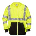 Cordova Safety Fleece Hi-Vis Lime Sweatshirt 2XL