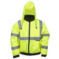 Cordova Reptyle Quilted Bomber Jacket Hi-Vis Lime 2XL