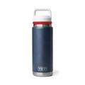 Yeti 26 oz. Water Bottle with Chug Cap - Rambler Red, White & Navy