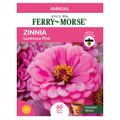 Ferry~Mores&reg; Zinnia Luminosa Pink Flower Seeds