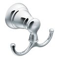 Moen 3-3/4 in. Chrome Double Robe Hook