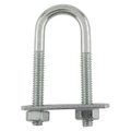 National Hardware 1/4 in. x 3/4 in. x 2-1/2 in. Zinc U-Bolt with Nut