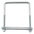 National Hardware 3/8 in. x 4 in. x 5 in. Zinc Square U-Bolt