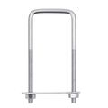 National Hardware 5/16 in. x 2 in. x 5 in. Zinc Square U-Bolt