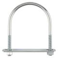 National Hardware 3/8 in. x 3-1/2 in. x 5-1/4 in. Zinc U-Bolt with Nuts