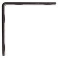 National Hardware 2 in. x 5/8 in. Black Corner Brace
