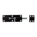 National Hardware 6 in. Black Padlock Barrel Bolt