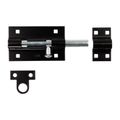 National Hardware 5 in. Black Padlockable Barrel Bolt