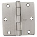 National Hardware 3-1/2 in. Satin Nickel Steel Door Hinge
