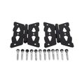 National Hardware 7-1/4 in. Black Decorative Butterfly Hinge
