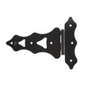 National Hardware 8 in. Black Ornamental T-Hinge