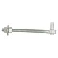 National Hardware 5/8 in. x 8 in. Zinc-Plated Steel Full Threaded Hook Bolt