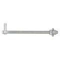National Hardware 3/4 in. x 12 in. Zinc-Plated Steel Full Threaded Bolt Hook