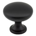 Hardware Resources 1-3/16 in. Matte Black Cabinet Knob, 10-Pack