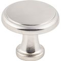 Hardware Resources 1-3/16 in. Satin Nickel Cabinet Knob, 4-Pack