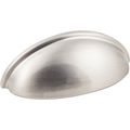 Hardware Resources 3-11/16 in. Satin Nickel Cup Cabinet Pull