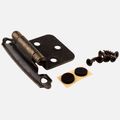 Hardware Resources Antique Brass Self-Closing Overlay Hinge