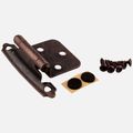 Hardware Resources Oil-Rubbed Bronze Self-Closing Overlay Hinge