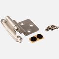 Hardware Resources 3/8 in. Inset Self-Closing Satin Nickel Hinge