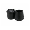Shepherd 1-1/4 in. Black Rubber Furniture Leg Tip