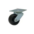 Shepherd 1-1/4 in. Black Plate Mount Swivel Caster